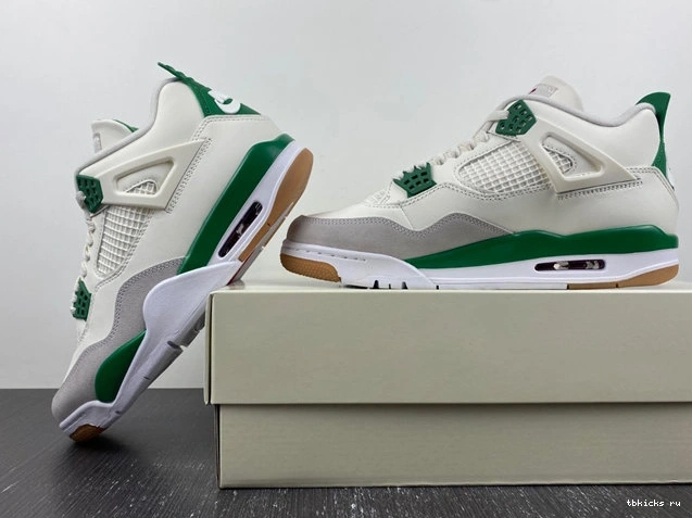 Reps TB Stretchable Jordan Retro SB 3895 Green 4 DR5415- Pine 1028